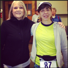 MaryPat & me before the race